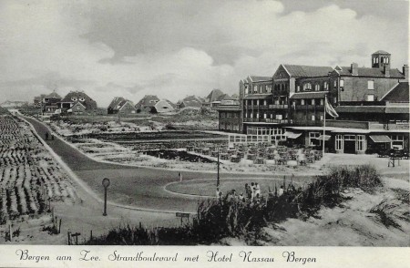 HVB FO 00545  Boulevard met hotel Nassau Bergen